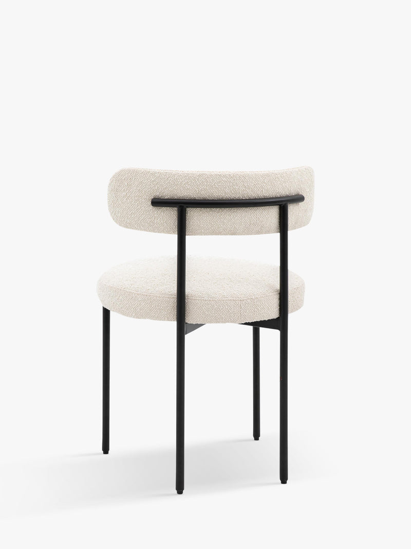 Gallery Direct Aveley dining chair set of two vanilla colour, UK version