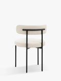 Gallery Direct Aveley dining chair set of two vanilla colour, UK version