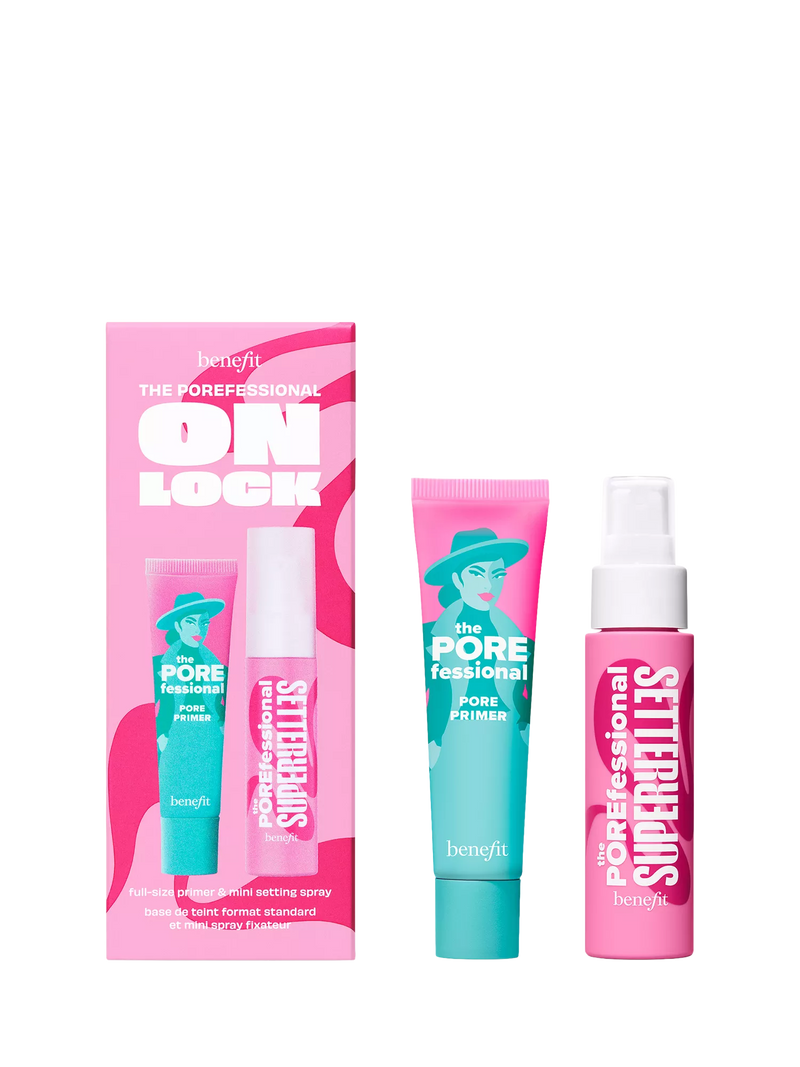 Benefit POREfessional On Lock makeup gift set, UK version