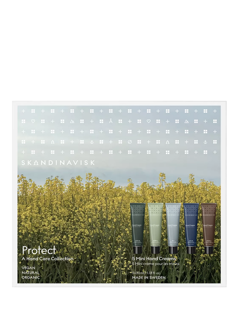 SKANDINAVISK hand cream gift set with five scents, imported from the UK