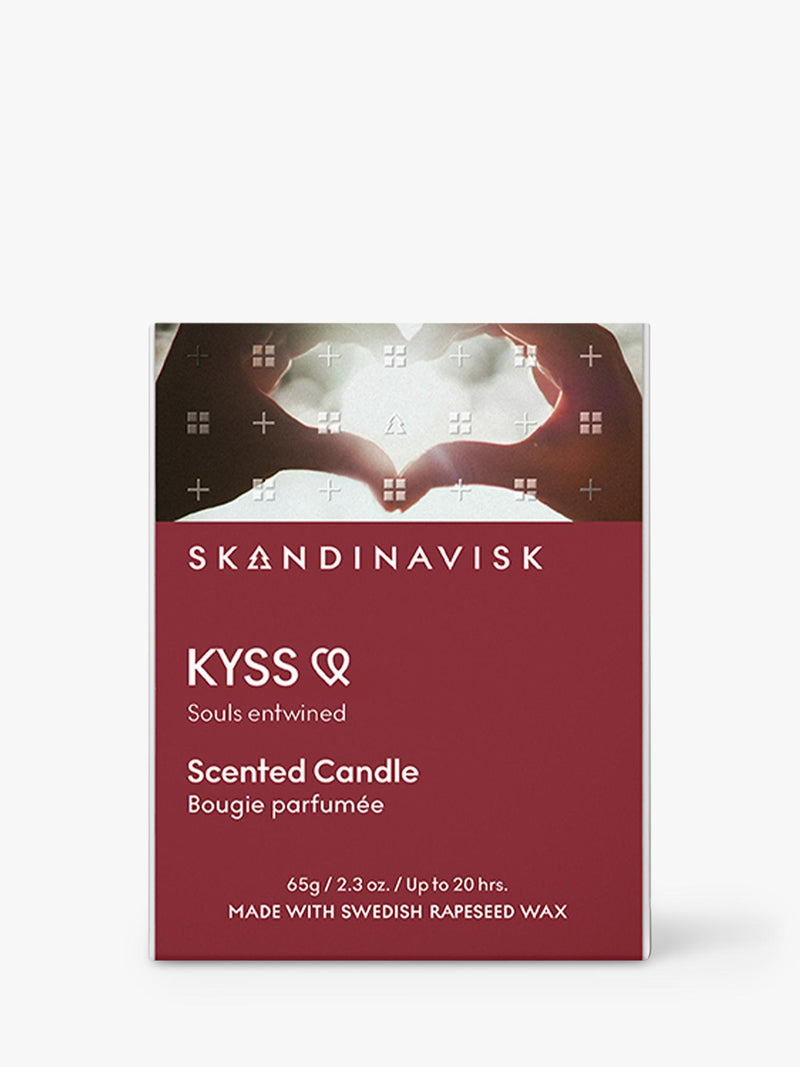SKANDINAVISK Kyss scented candle 65g, imported from the UK