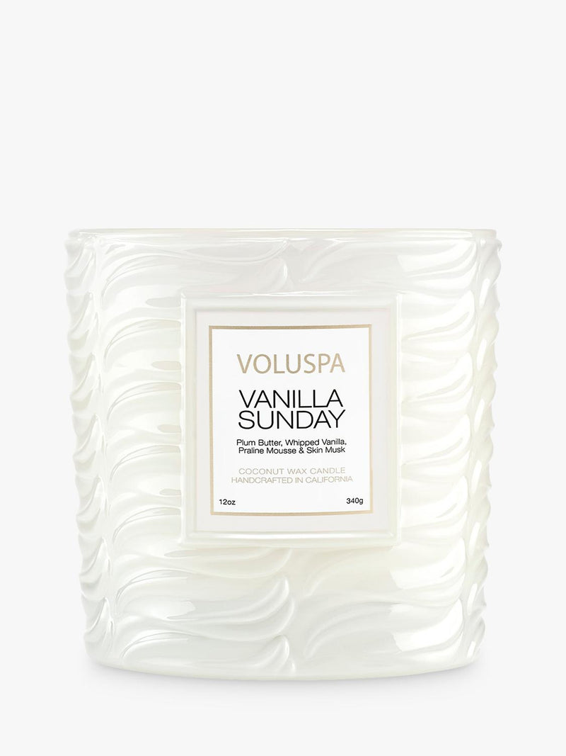 Voluspa scented candle Vanilla Sunday 12 oz (British brand)