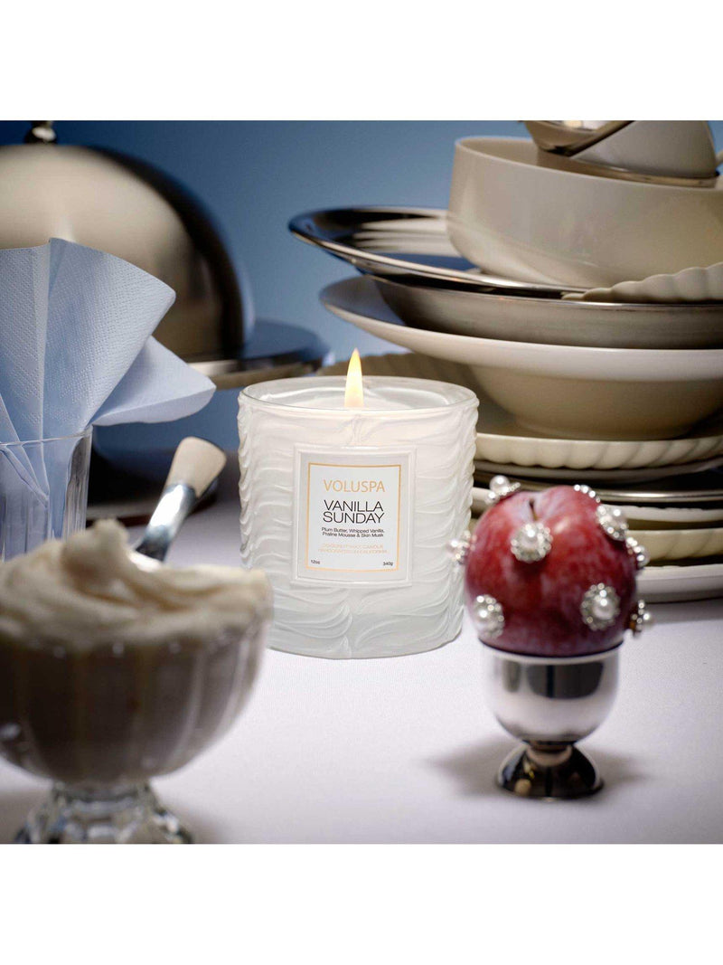 Voluspa scented candle Vanilla Sunday 12 oz (British brand)