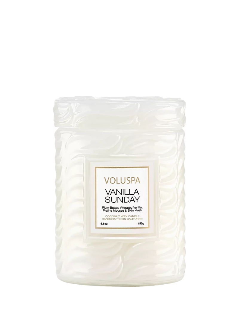 Voluspa Vanilla Sunday scented candle 5.5 oz (British brand)