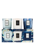 Voluspa coastal scented candle gift set, imported from the UK