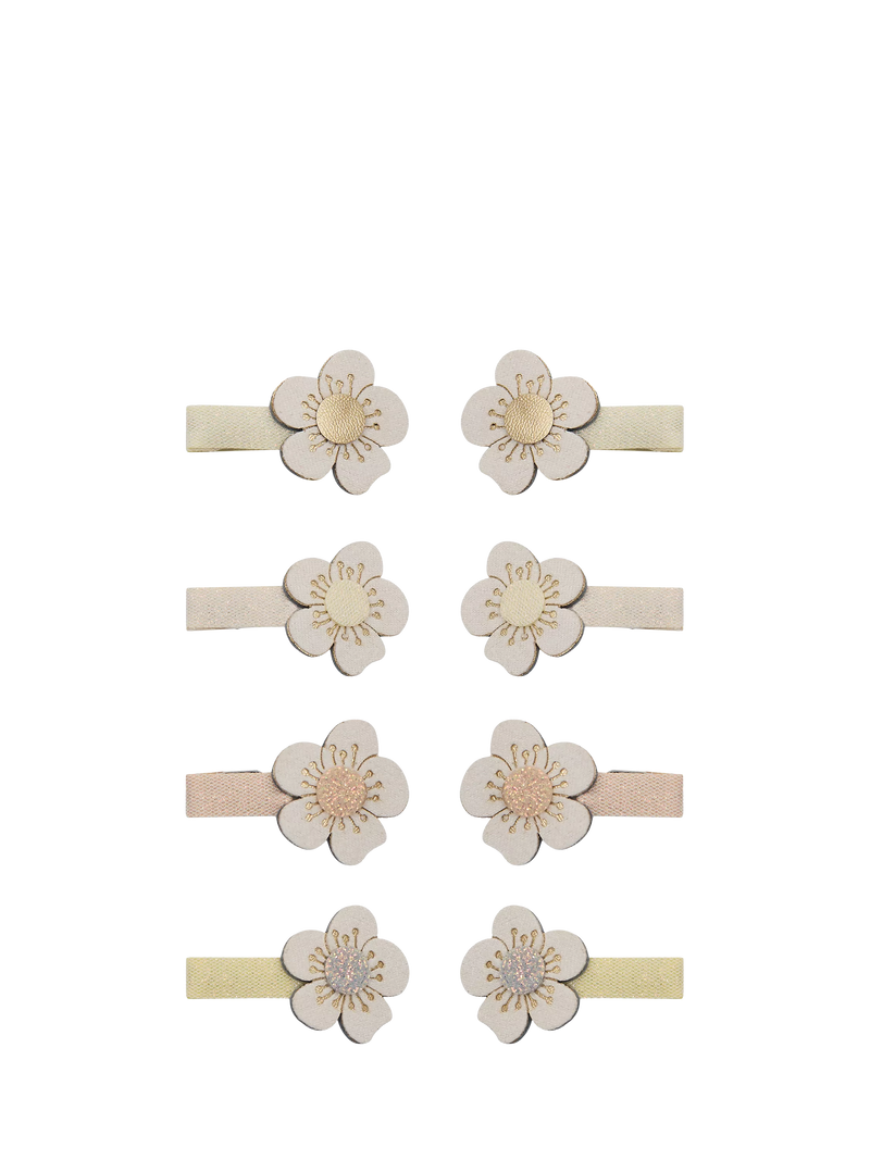 Mimi & Lula blossom mini hair clips pack of 8 - British product