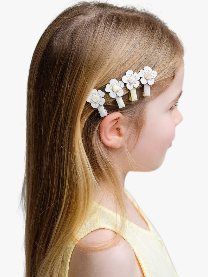 Mimi & Lula blossom mini hair clips pack of 8 - British product