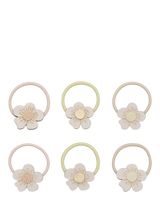John Lewis Mimi & Lula Kids' Blossom Mini Hair Ponies Neutral Pack of 6- Buy online at McGrocer