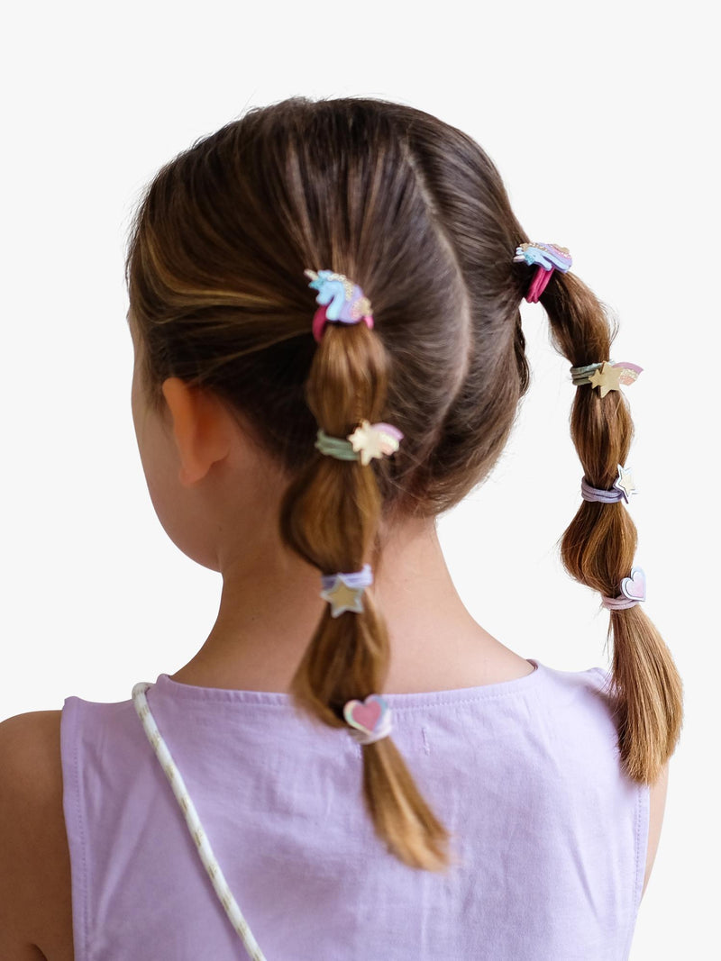 Mimi & Lula dreamy unicorn hair clips pack of 8 - British product