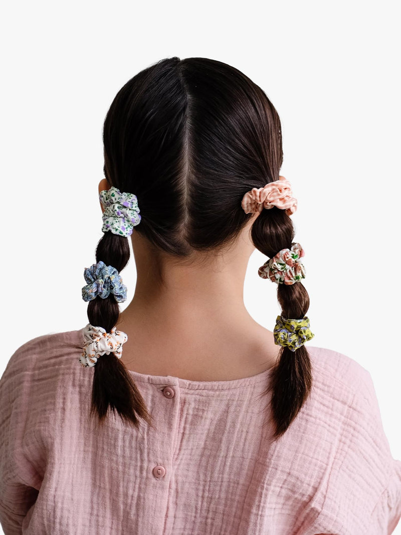 Mimi & Lula floral scrunchies pack of 6 (British brand)