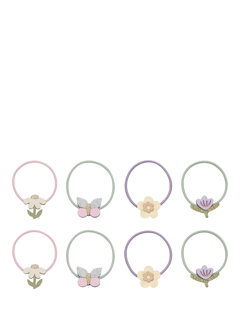 Mimi & Lula hair ponies flower butterfly pack of 8 - British product