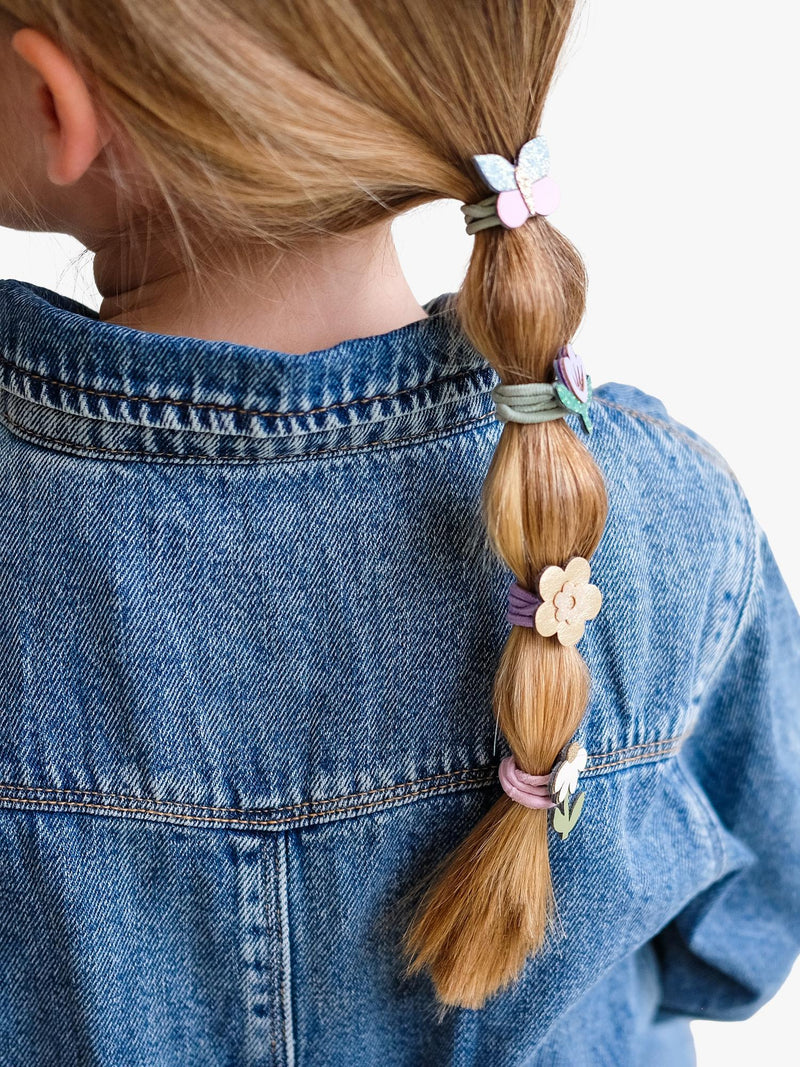 Mimi & Lula hair ponies flower butterfly pack of 8 - British product