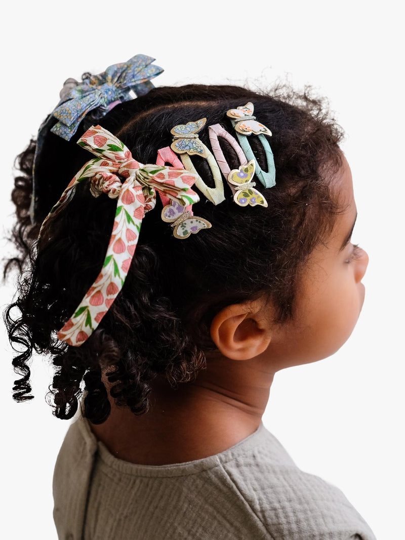 Mimi & Lula floral butterfly hair clips pack of 4 (British brand)