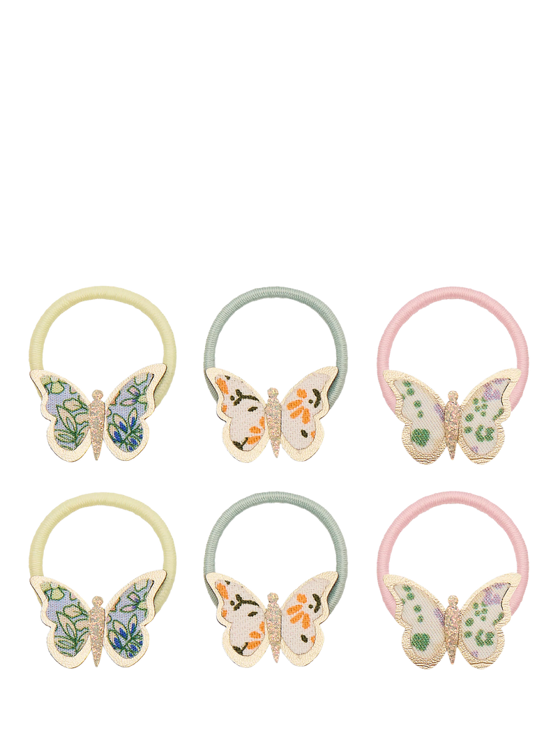 Mimi & Lula butterfly hair ponies pack of 6 - British product