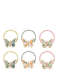 Mimi & Lula butterfly hair ponies pack of 6 - British product