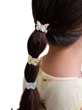 Mimi & Lula butterfly hair ponies pack of 6 - British product