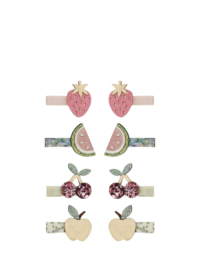 Mimi & Lula fruit salad hair clips pack of 8 - British product
