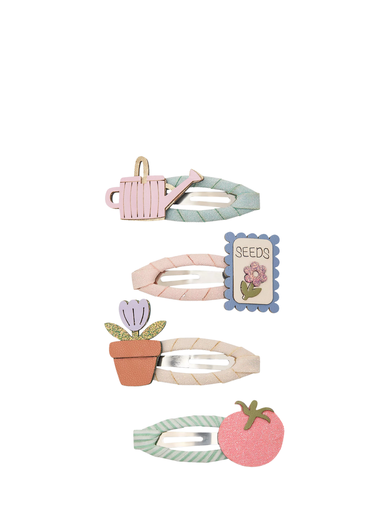 Mimi & Lula gardening hair clips 4-pack, UK version