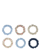 John Lewis Mimi & Lula Kids' Mixed Print Scrunchies Pack of 6- Buy online at McGrocer