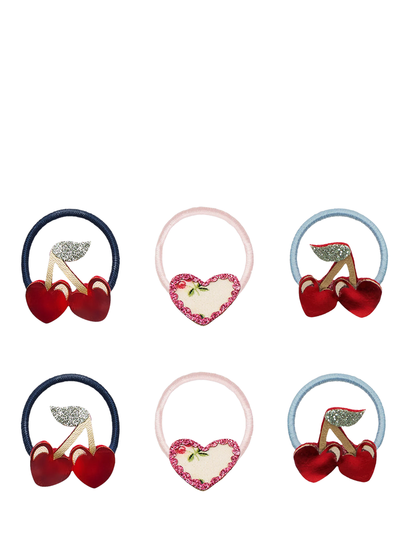 Mimi & Lula kids cherry mini ponies pack of 6 red (British brand)