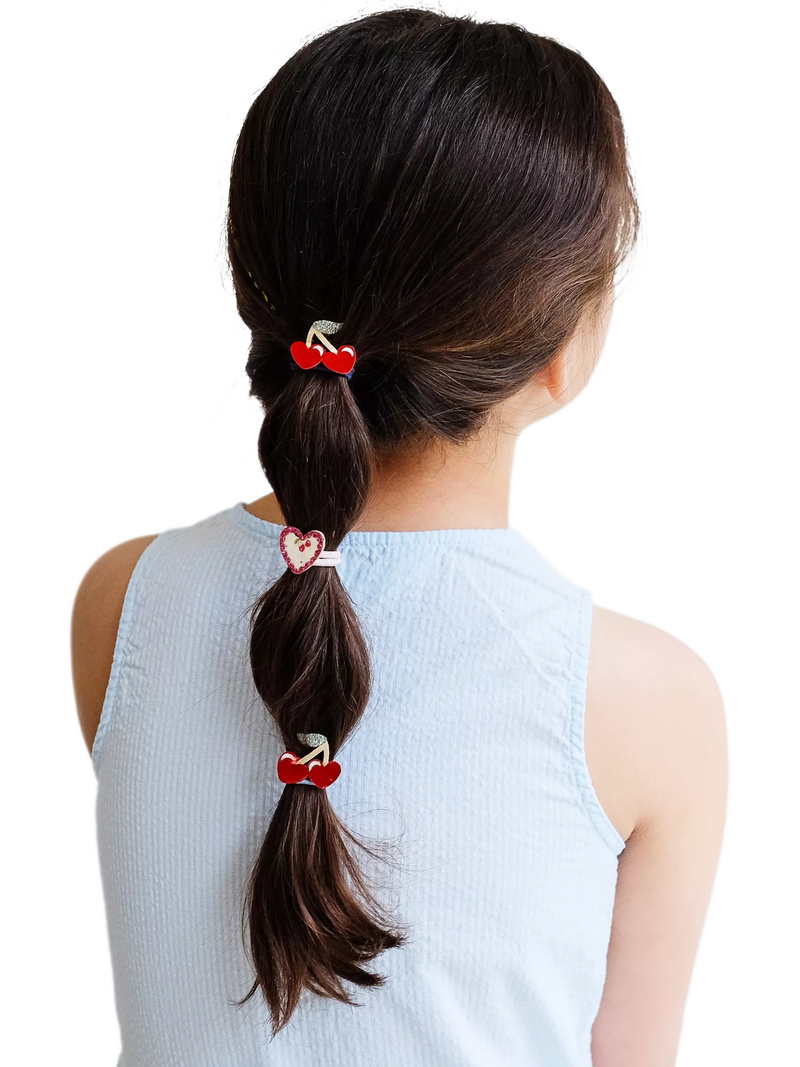 Mimi & Lula kids cherry mini ponies pack of 6 red (British brand)