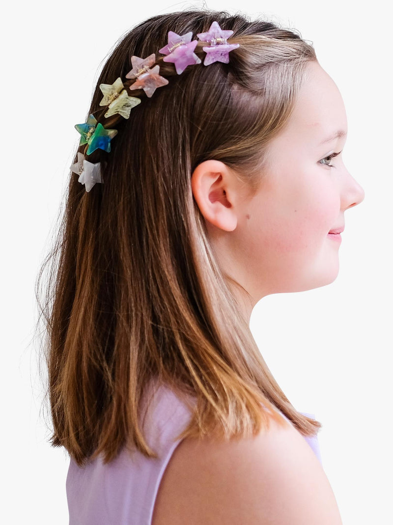 Mimi & Lula mini star claw clips pack of 6 multi, UK version