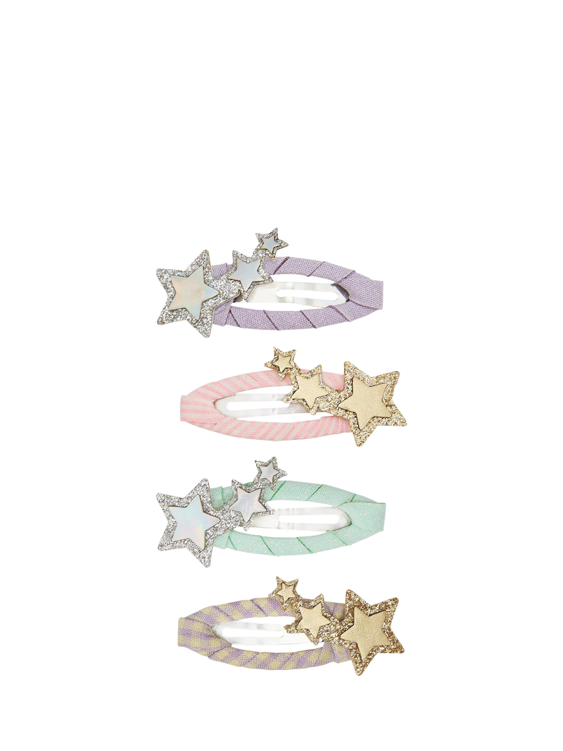 Mimi & Lula glitter hair clips 4-pack - British product