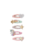 Mimi & Lula unicorn hair clips pack of 5 - British product