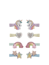 John Lewis Mimi & Lula Kids' Mini Unicorn Hair Clips Pack of 8- Buy online at McGrocer