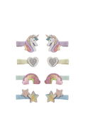 Mimi & Lula mini unicorn hair clips 8 pack, UK version