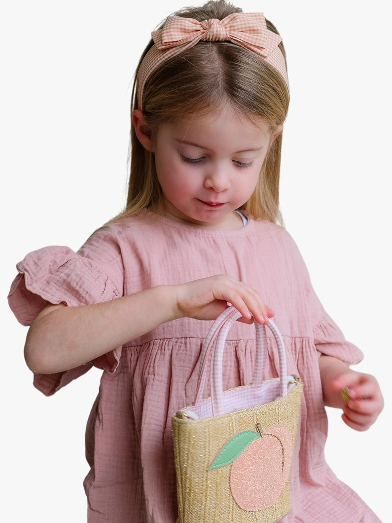 Mimi & Lula kids glitter peach basket - British product