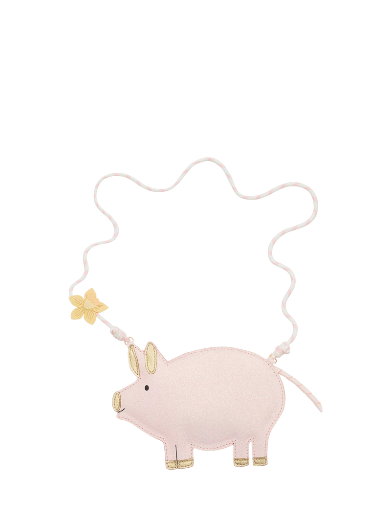 Mimi & Lula kids pig bag pink cross-body, UK version