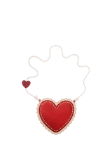 John Lewis Mimi & Lula Kids' Scalloped Heart Bag Red Cross Body Bag- Buy online at McGrocer