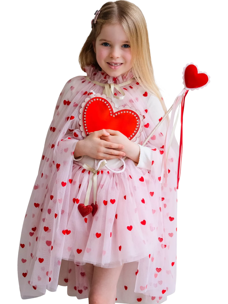 Mimi & Lula kids red heart bag, imported from the UK