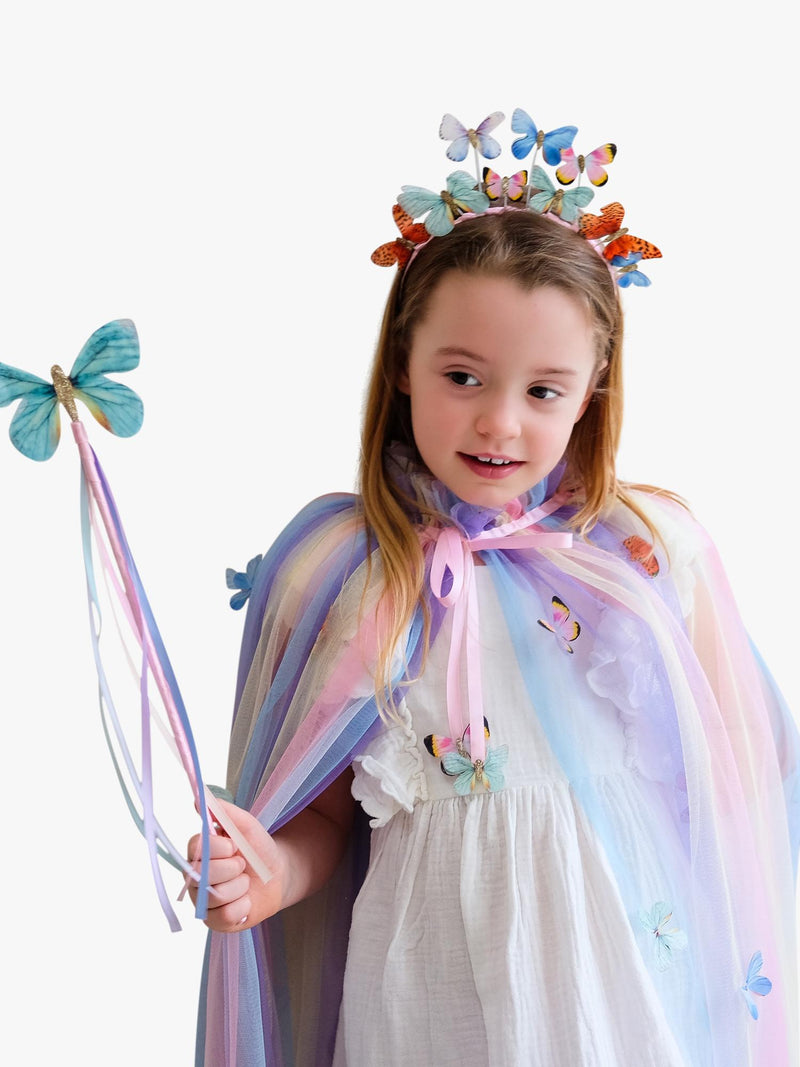 Mimi & Lula kids butterfly wand multi, imported from the UK