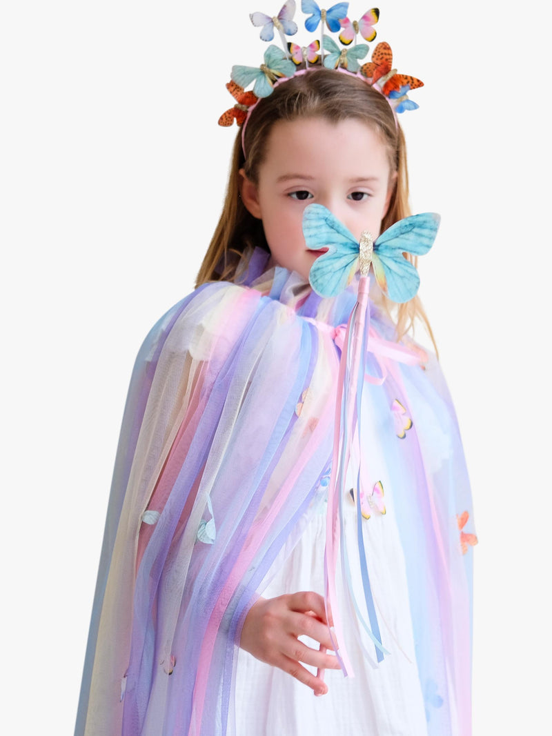 Mimi & Lula kids butterfly wand multi, imported from the UK