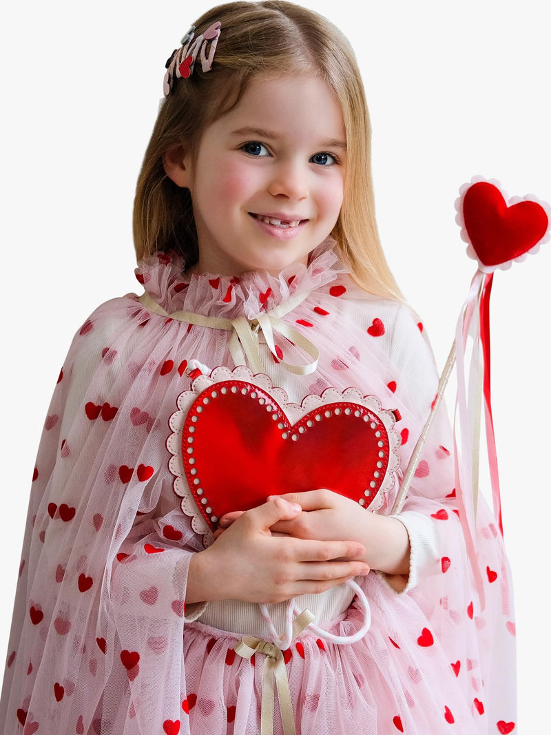 Mimi & Lula velvet heart wand pink multi imported from the UK