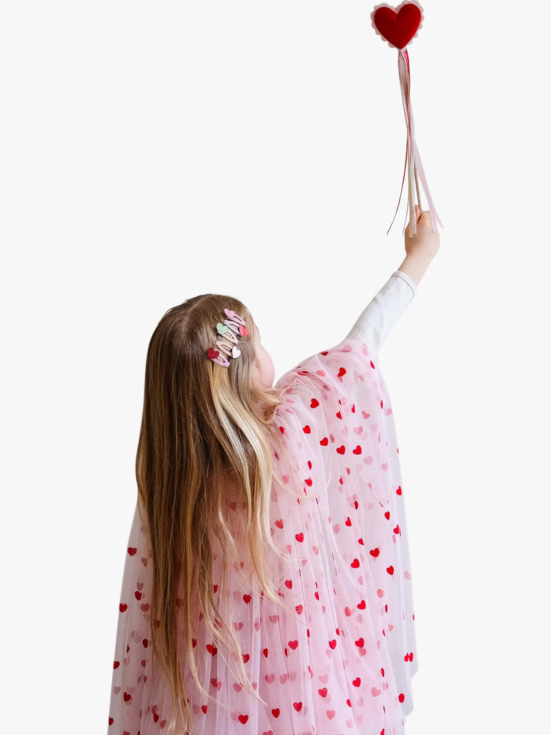 Mimi & Lula velvet heart wand pink multi imported from the UK