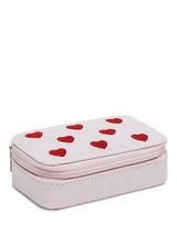 John Lewis Mimi & Lula Kids' Embroidered Heart Jewellery Box Multi- Buy online at McGrocer