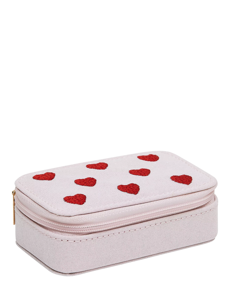 Mimi & Lula kids embroidered heart jewellery box (British brand)