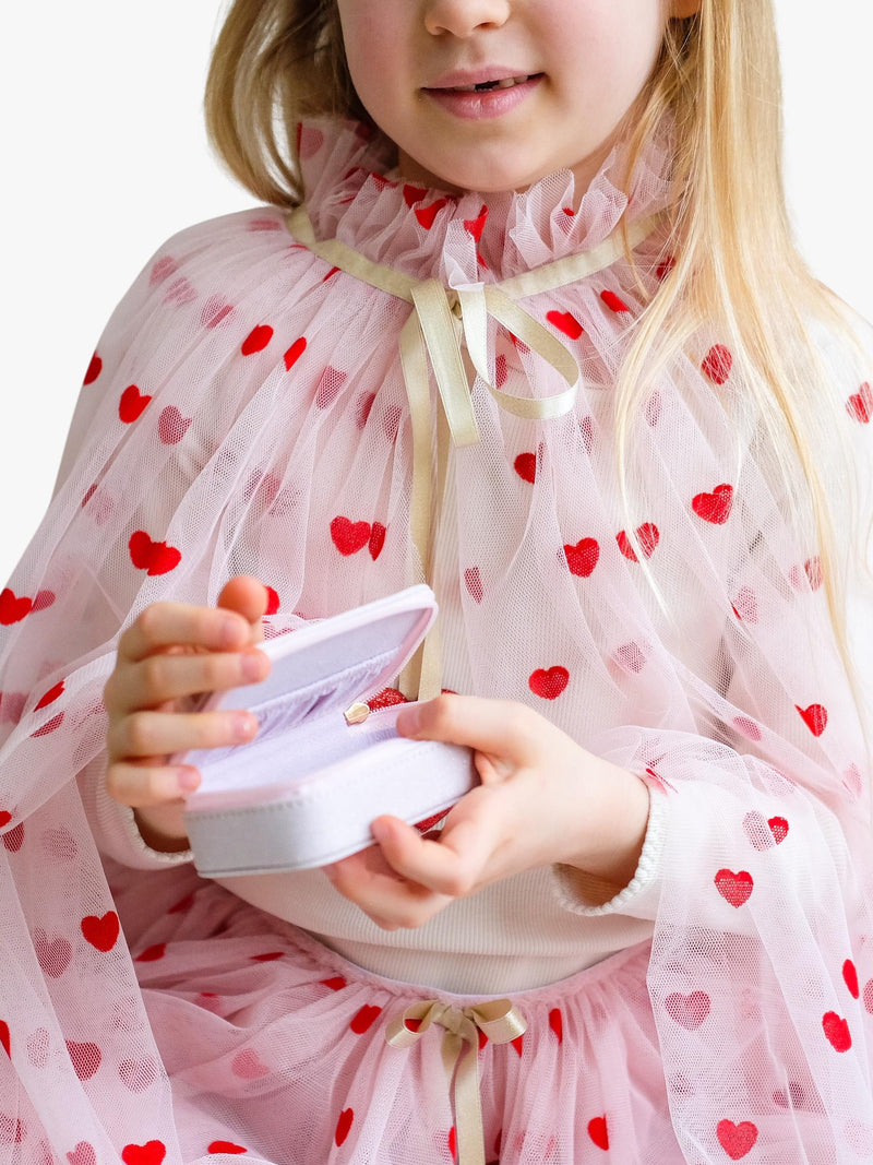 Mimi & Lula kids embroidered heart jewellery box (British brand)