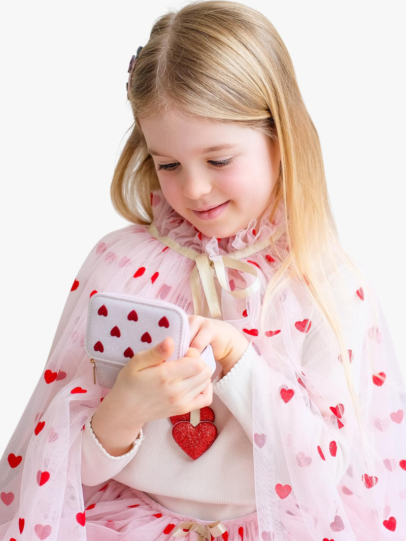 Mimi & Lula kids embroidered heart jewellery box (British brand)