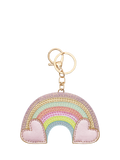 Mimi & Lula rainbow heart keyring 10cm (British brand)