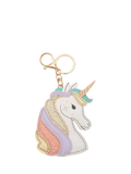 Mimi & Lula unicorn keyring multi colour (British brand)