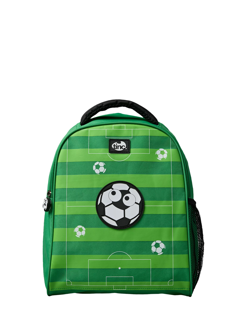 Tinc kids football backpack green (British brand)