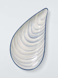 John Lewis stoneware platter 31cm blue, UK version
