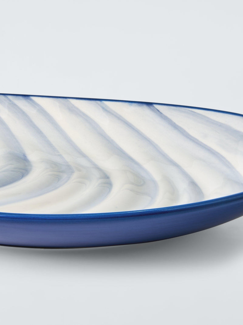 John Lewis stoneware platter 31cm blue, UK version
