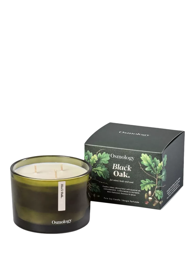 Osmology by Aery Black Oak scented candle 1.1kg, imported from the UK