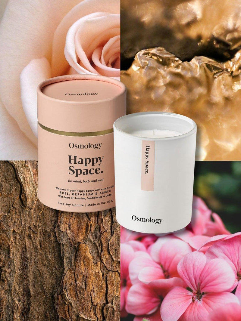 Osmology by Aery Happy Space scented candle 200g British product