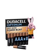John Lewis Duracell Optimum AAA Batteries Pack of 8- Buy online at McGrocer